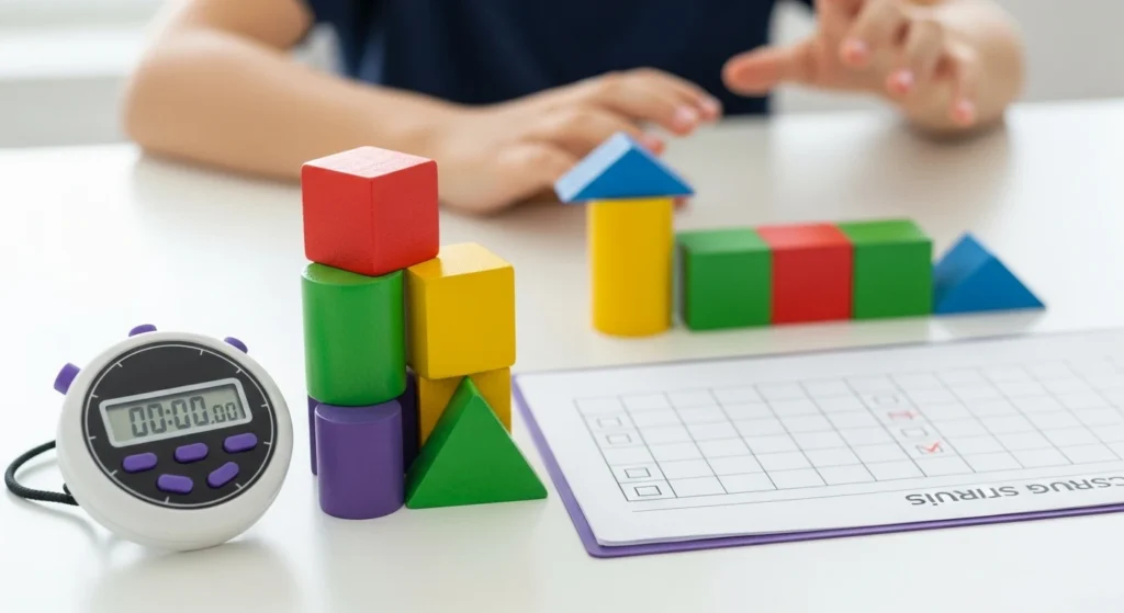 Materiais de testagem psicológica e avaliação neuropsicológica para diagnóstico de TDAH.