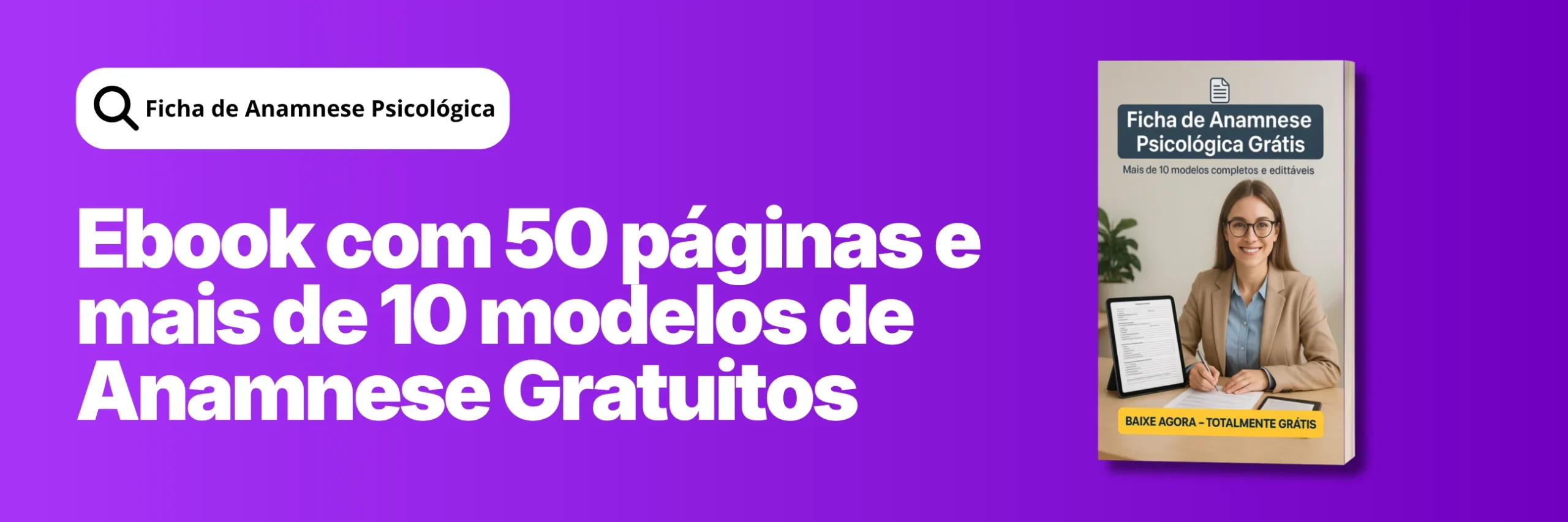 Ficha de Anamnese Psicológica Word Grátis